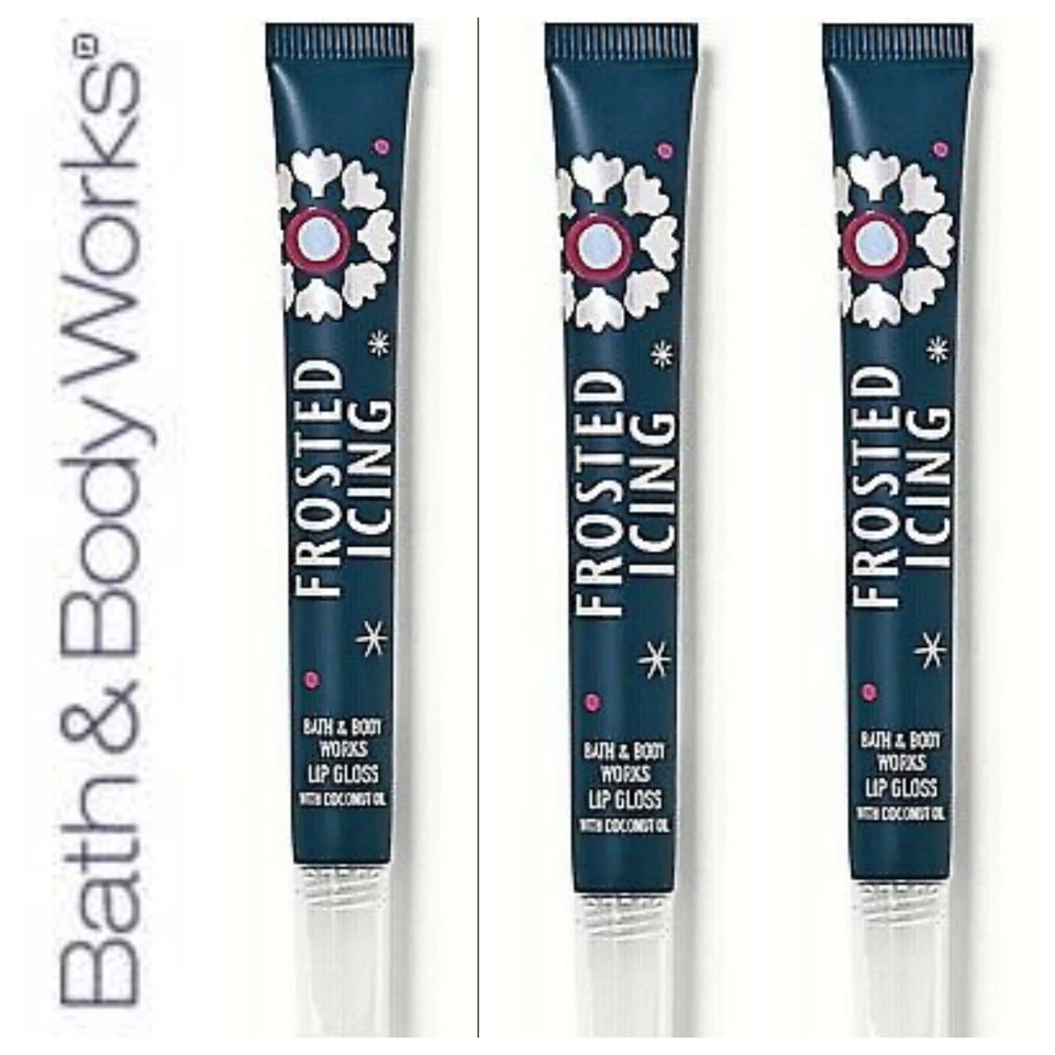 Bath & Body Works матовый глазурь блеск для губ с кокосовым маслом свежий новый и запечатанный x3 - Изображение 1 из 1