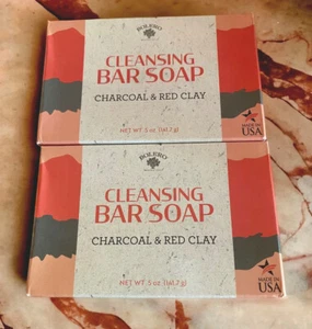 2 Bolero Cleansing Bar Soap Charcoal & Red Clay - 5 oz Bar Soap - Picture 1 of 1
