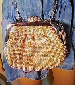 Julia & Michael Strass Abendtasche Umhängetasche/Handtasche/Clutch Neu mit Etikett Bling - Bild 1 von 9