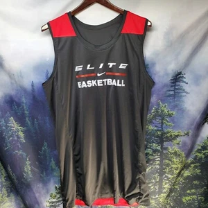 NIKE Reversible Elite Basketball Practice Jersey Size Large Tank Top - Picture 1 of 7