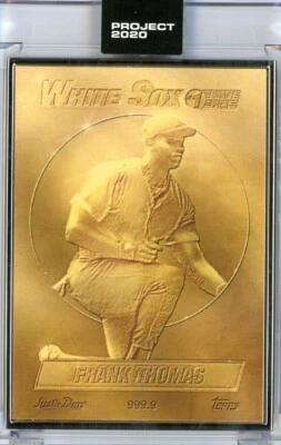TOPPS PROJECT 2020 FRANK THOMAS BY DON ARTIST PROOF AP 3/20 Silver Frame #73 - Image 1 of 2