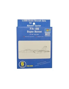 Trumpeter 1/350 F/A-18E Super Hornet Plastic Model Kit Sets for Aircraft Carrier - Picture 1 of 3