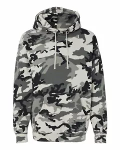 Felpa con cappuccio pesante Independent Trading Co. SNOW CAMO HOODY - Foto 1 di 1