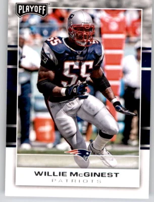 2017 Playoff Willie McGinest NFL PWE Base Card Patriots #150 - Image 1 of 2