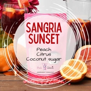 Pink Zebra Wax Pellet Sprinkles NEW Sealed 4.1 oz Sangria Sunset Scentsy scent - Picture 1 of 2