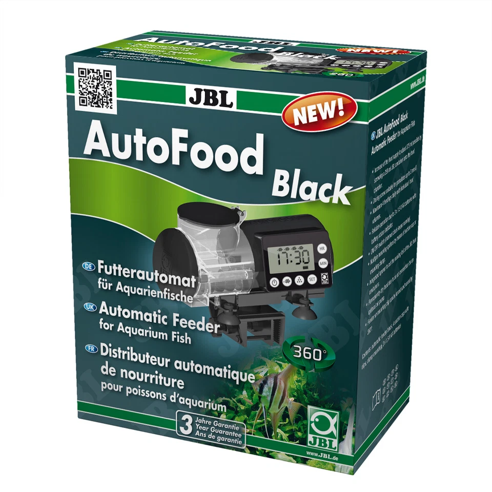 JBL AutoFood BLACK Aquarium Futterautomat,Zierfische          JB32068 - Bild 1 von 1