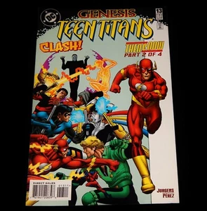 Vintage Comic Book, DC COMICS, GENESIS TEEN TITANS: THEN & NOW, # 2 Of 4, 1997 - Picture 1 of 7
