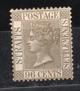 BRITISH STRAITS SETTLEMENTS, SC # 57, MH - Picture 1 of 1