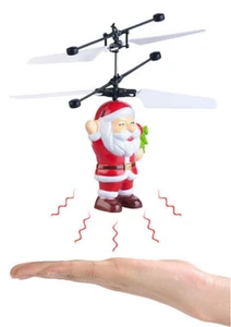 Père Noël volant à lumière LED multicolore - Simulus - Photo 1/3