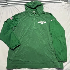 New York Jets Team Issued Nike Jacket Mens XL Green Breshad Perriman Performance - Picture 1 of 10