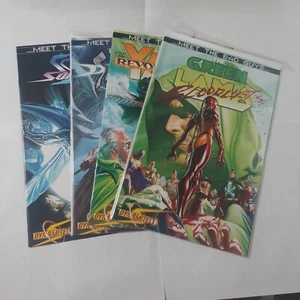 #1-4 Alex Ross Meet The Bad Guys Dynamite Comics LOT GELAUFEN - Bild 1 von 5