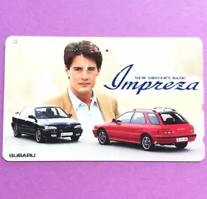 Tarjeta telefónica IMPREZA SUBARU JDM Japón coche Teleca - Imagen 1 de 5