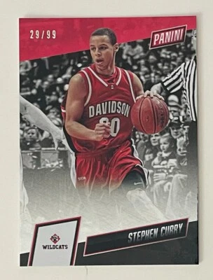 2019 Panini The National STEPHEN CURRY Wildcats /99 Steph SC - Image 1 of 2