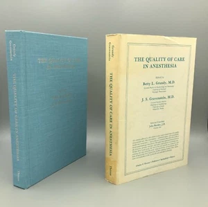 The Quality of Care in Anesthesia Edited by Betty L. Grundy 1982 HC / DJ - Imagen 1 de 12