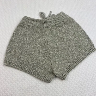 NWT Rylee + Cru Knit Shorts Girls Size 8 - 9 Y  Elastic Waist Heather Gray - Image 1 of 3
