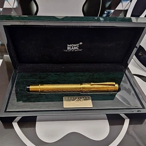 MONTBLANC Louis XIV 18K M Nib Vermeil Sterling Silver Ag925 Fountain Pen NEW! - Picture 1 of 17