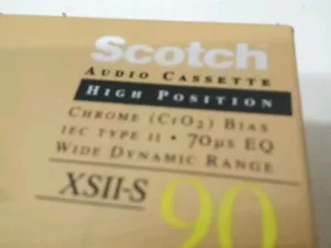 Scotch by 3M XSII-S 90 Type II Audio Cassette Tapes New - Picture 1 of 1