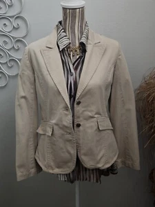 For Joseph 2 Button Casual Cotton Khaki Blazer Jacket Med. - Picture 1 of 6