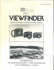 Leica Viewfinder Magazine Vol. 21 No. 4 1988 Photokina EX 032817lej