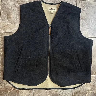 Men's Charcoal Gray Woolrich Vest XL - NWOT! - Image 1 of 2