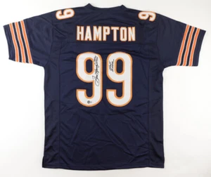NFL Football Jersey Trikot Hampton HOF Chicago Bears Autogramm signiert - Bild 1 von 2