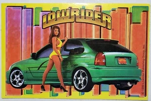 LOWRIDER--2 DOOR--NEW--Vintage (1999) Prismatic Vending Machine Sticker (#747) - Picture 1 of 2