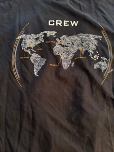 T shirt Tom Clancy's Jack Ryan Official Crew come nuova L nera serie Amazon rara 4 - Foto 1 di 5