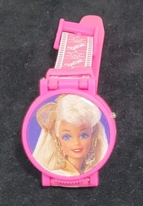 Orologio da polso digitale Mattel Barbie Hollywood capelli 1993 plastica rosa bambini - Foto 1 di 6