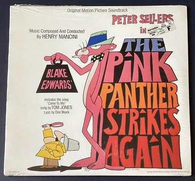 PINK PANTHER STRIKES AGAIN~Mancini/Tom Jones SEALED Orig '76 Rare Soundtrack LP - Image 1 of 4