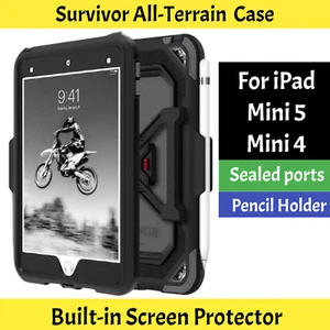 Official Genuine GRIFFIN iPad Mini 5 & 4 Case (5th/4th Generation) Stand Cover - Picture 1 of 10