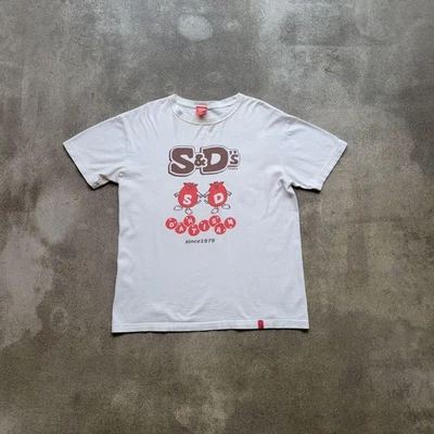 Camiseta STUDIO D'ARTISAN S&D Talla: M Off-White Manga Corta/VG LTD De JAPÓN Foto 1 de 4