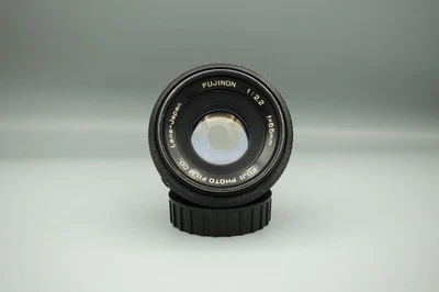 Lente de câmera vintage Fujinon 55mm f2.2 Japão foco manual SLR FUJI PHOTO FILM CO - Imagem 1 de 3