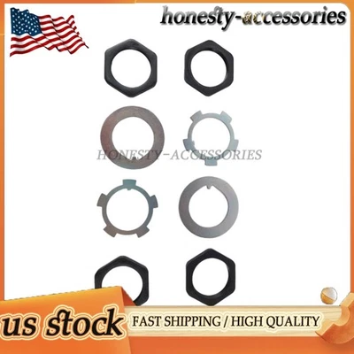 2X Front Axle Hub Spindle Lock Nut for Toyota Land Cruiser T100 Pick Up 4Runner Foto 1 de 4