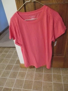 Talbots - Damen T-Shirt Größe L rosa dekorativ Einzelhandel 54,50 $ - "NEU" mit Etikett!!! - Bild 1 von 8