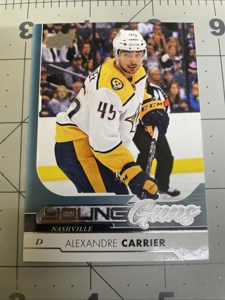 2017-18 Upper Deck Young Guns Alexandre Carrier # 485 - Image 1 of 1