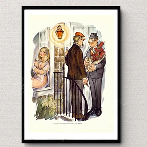 Doug Sneyd Playboy Magazine Cartoon Art Poster Erotic Comic Wall Art Print Gift - Picture 1 of 24
