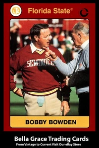 1990-91 Collegiate Collection Bobby Bowden #58 Florida State Seminoles NFL - Picture 1 of 2