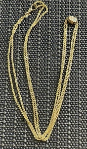 PJC & CO Victorian Slide Watch FOB Necklace Chain 24" Antique - Bild 1 von 9