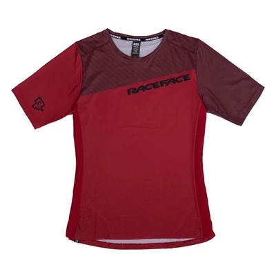 Race Face Indy Short Sleeve Jersey 2021 Dark Red M - Image 1 of 2
