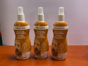 NUEVO 3pk Compana Pet Espree Desenredante Rizado Ondulado Sin Desgarros + Spray de Aloe para Perros - Imagen 1 de 5