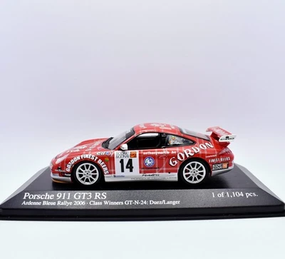 Modellino auto racing 1:43 Porsche 911 GT3 RS minichamps modellismo statico car - Immagine 1 di 4