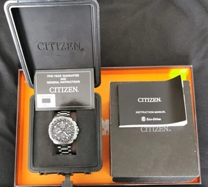 Citizen Eco-Drive Promaster Navihawk GPS Satellite Wave Men's Watch CC9030-51E - Picture 1 of 18