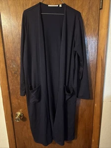 NWT Cyrus Women Large Blue Long Sweater Cardigan. C128 - Picture 1 of 6
