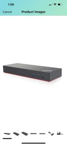 Lenovo ThinkPad Thunderbolt 3 Dock Gen 2 135W (40AN0135) Dual UHD 4K Display - Bild 1 von 6