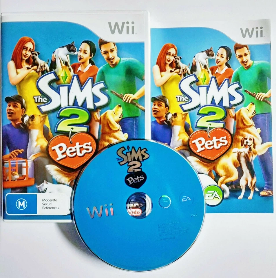 Mint Disc Nintendo Wii The Sims 2 Pets Wii U Comp. - Inc Manual - Image 1 of 1