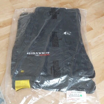 Toyota 4Runner TRD Off Road  OEM  Black Floor Mats PT208 Set 4 New Sealed Foto 1 de 4