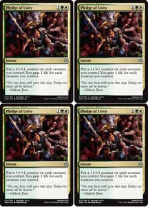 MTG - 4x PLEDGE OF UNITY - War of the Spark (U) - Picture 1 of 1