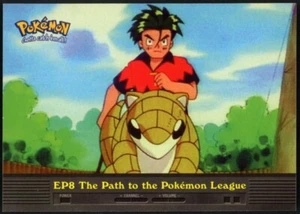 2000 Pokemon TV Animation Series 2 #EP8 Path to the Pokemon League Blue Logo - Picture 1 of 2