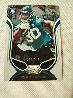 2019 RYQUELL ARMSTEAD PANINI CERTIFIED NFL ROOKIE CARD RC /399 JAGUARS #196 - Image 1 of 2