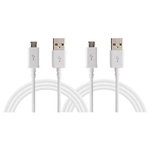 2x USB Ladekabel Sync Kabel Datenkabel Ladegerät Micro USB für Samsung Note 3 4 - Bild 1 von 1